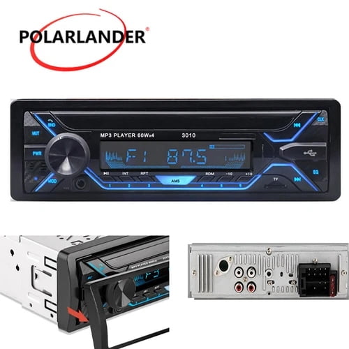 MP3 Player 12V Single 1 Din Car Stereo Radio Bluetooth FM Car MP3 Player In-dash Aux USB TF Car Audio  Bluetooth