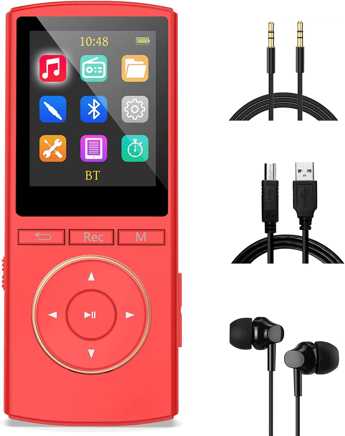 MP3 Player, 32GB Portable MP3 Player with Bluetooth 5.2, Digital HiFi