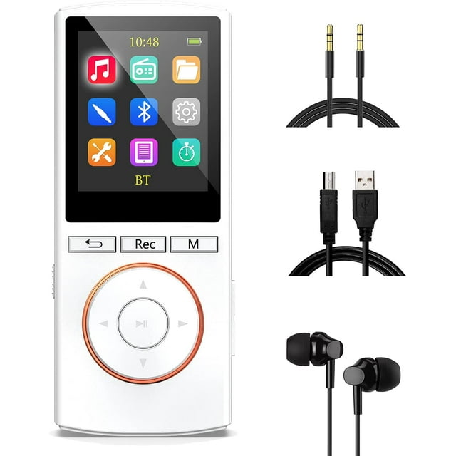 MP3 Player 32GB with Bluetooth, Linein rip Music, Lossless Sound