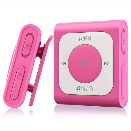MP3 Player 64GB with Clip, MP3 Music Player Wireless Portable Sound Lossless, Digital MP3 with Large Capacity LED Display MP3 for Sports
