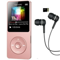 MP3 Player with Bluetooth and 32GB TF Card,HiFi Music Player with Built-in Speaker,Earphones, Multifunctional MP3 Players with FM/Recording/E-Book/Video, Supports up to 128GB for Kids,Running,Walking