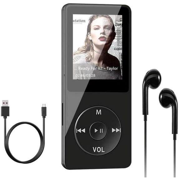 MP3 Player, Bluetooth MP3 Player Music Player MP4 Player Portable Digital Music Player Lossless Sound Music Player MP3 Music Player with Earphone