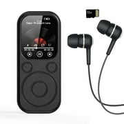 MP3 Player,Bluetooth Music Player with 32GB Memory Card,Earphone,Build-in Speaker/Photo/Video Play/FM Radio/Voice Recorder,BT5.4 Portable Music Player Supports up to 128GB for Kids,Running,Walking