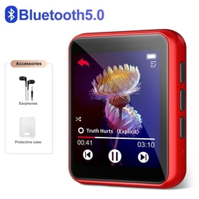 32GB MP3 Player JOLIKE Portable MP3 Player with FM Radio Bluetooth 5.0 Touch Screen