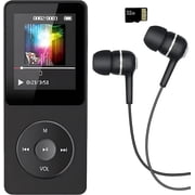 MP3 Player, Music Player with 32GB Micro SD Card, Earphone,Bluetooth MP3 Player Build-in Speaker/Photo/Video Play/FM Radio/Voice Recorder/E-Book Reader, Supports up to 128GB for Kids,Running,Walking