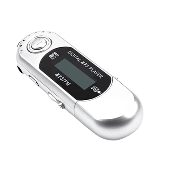 MP3 Player With External Card Support And LCD Screen Showing Song Information And Without Memory and
