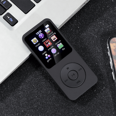 MP3 Player with Bluetooth 5.0 HiFi Sound Music Players with Speaker & TF Card Slot, Mini MP3 Media Player
