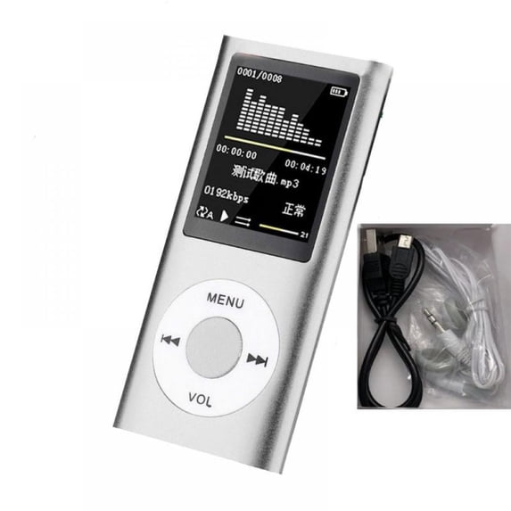 MP3 Players, Portable MP3 Music Player with Speaker, Multi-Functional Media Player for Kids with FM Radio Function and Earphones,HiFi Sound up to 6 Hours Playtime