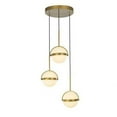 thumbnail image 1 of MP301003BG-Alora Lighting-Globo - 32W LED Pendant-12.88 Inches Tall and 16.25 Inches Wide-Brushed Gold Finish, 1 of 7
