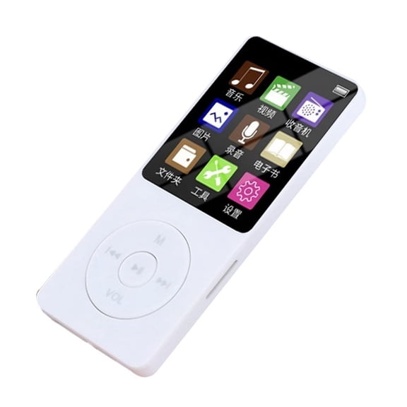 MP4 MP3 Bluetooth Player 160X120Px Mini Student 1.8 Inches Screen 64G Plug Card Sports Music Player,A