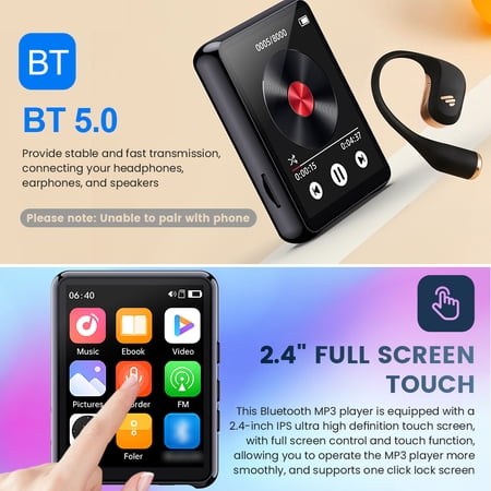 MP4 player,Bt Support Alarm Bt Support Video With Bt Player Screen Player With Screen Sound Player Alarm Video Player Ebook 2.4-inch Sound Bt 2.4-inch With 2.4-inch Screen 2.4-inch Alarm