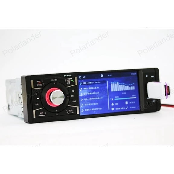 MP5 Player 1 DIN Car Radio Support USB / TF card AUX/SD 4.1-inch remote control Bluetooth Car Audio