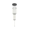 thumbnail image 1 of MP75121-BK-Kuzco Lighting-Motif - 80W 13 LED Pendant-20.63 Inches Tall and 12.75 Inches Wide-Black Finish, 1 of 9