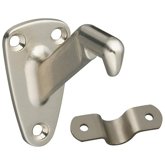 MPB112 Handrail Bracket - Satin Nickel