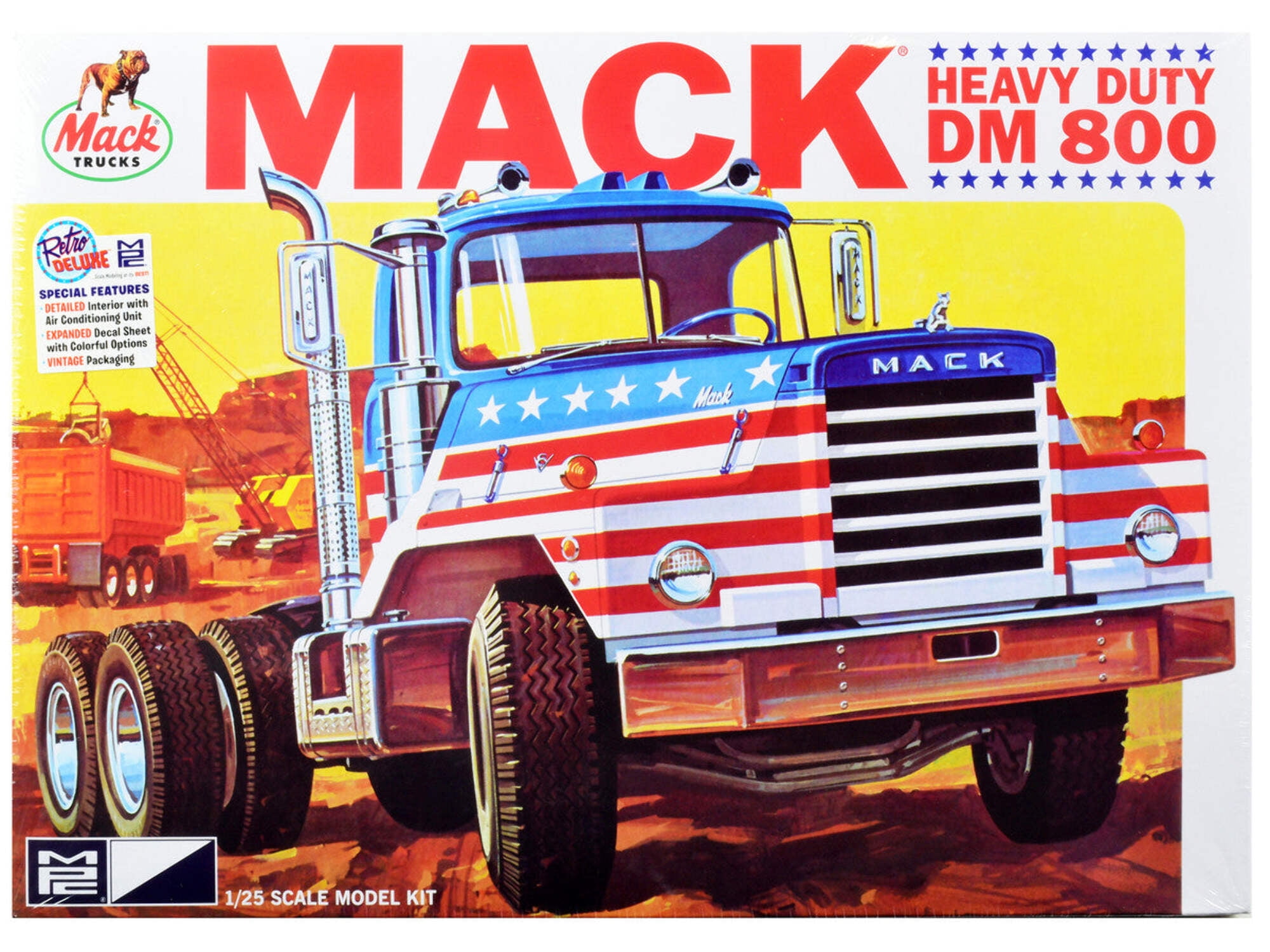 MPC 1/25 マック DM800 トラクターヘッド mxn26g8 Amazon.com: MPC Mack DM800 Semi Tractor 1:25 Scale Model Kit