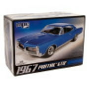 MPC 125 Scale Model Kit - 1967 Pontiac GTO - Blue, 85+ Parts - Skill Level 2, Vehicle Building Kit, Replica Classic Car, Age 14+