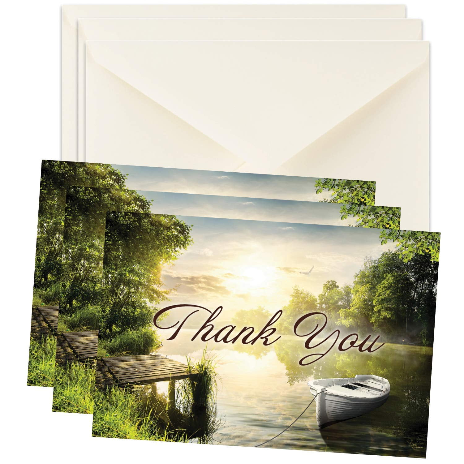MPC Brands Thank You Cards Funeral Masculine Bereavement Thank You
