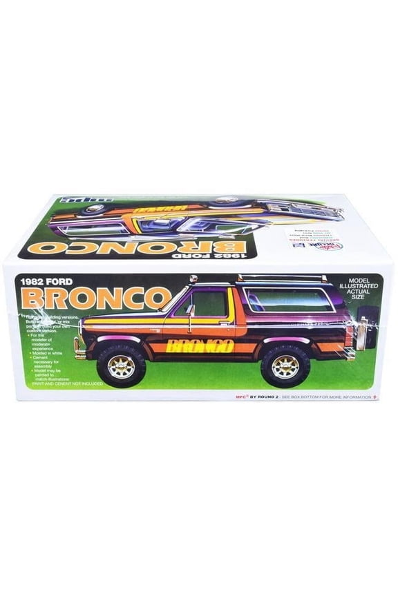 991 Skill 2 Model Kit 1982 Ford Bronco 1-25 Scale Model