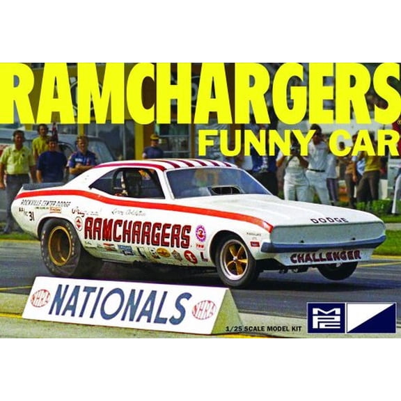 MPC Ramchargers Dodge Challenger Funny Car 1/25 Scale Model Kit
