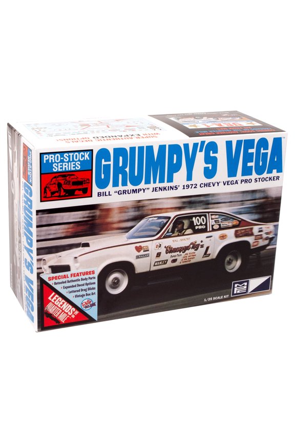 Skill 2 Model Kit 1972 Chevrolet Vega Pro Stock Bill "Grumpy" Jenkins' "Legends of the Quarter Mile" 1/25 Scale Model