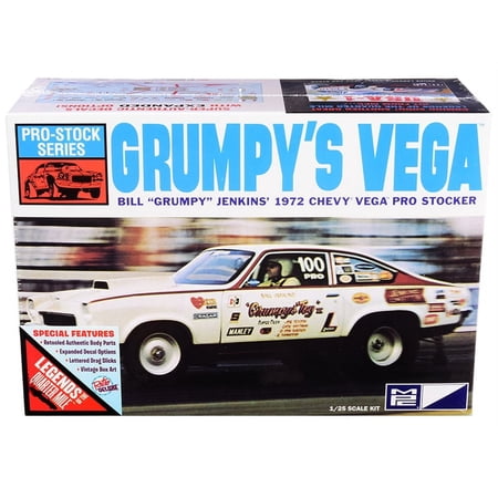 MPC Skill 2 Model Kit 1972 Chevrolet Vega Pro Stock Bill "Grumpy" Jenkins' "Legends of the Quarter Mile" 1/25 Scale Model