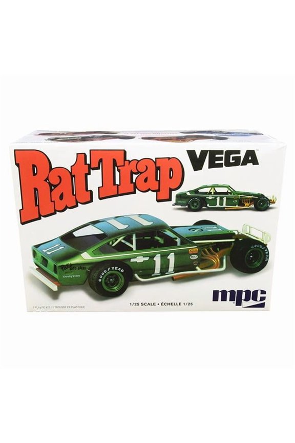 Skill 2 Model Kit Chevrolet Vega Modified Rat Trap 1 by 25 Scale Model