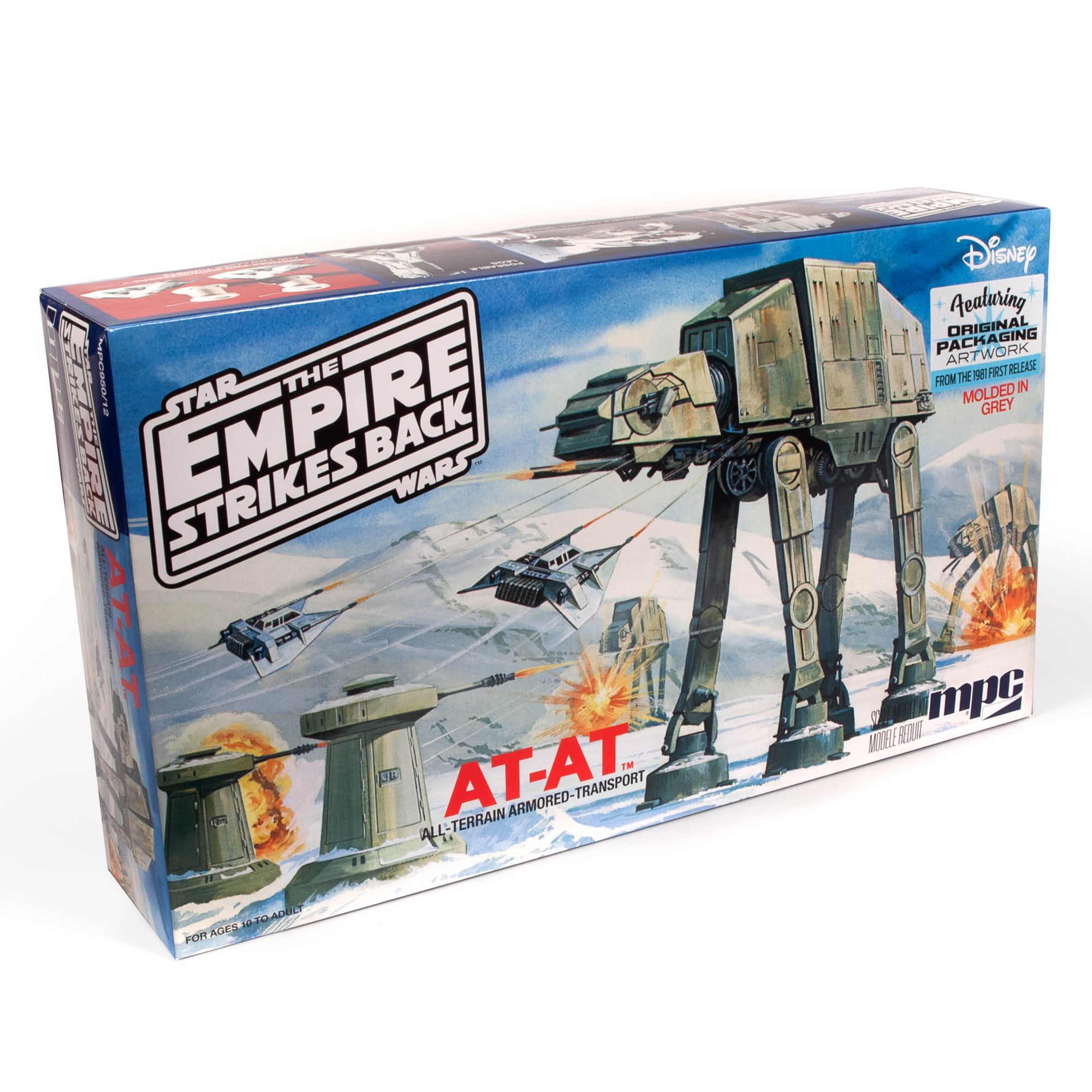 Star Wars AT-AT 1/100 Scale Gray Plastic Model Kit