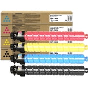 MPC406 MPC306 Toner Cartridge Set Replacement for Ricoh MP C406 MP C306 MP C307 MP C407 Printer.842091 842092 842093 842094 Black Cyan Magenta Yellow 4-Pack