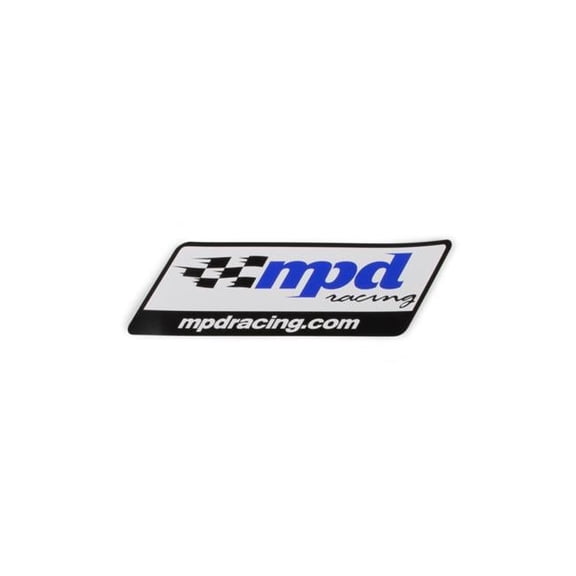 MPD Racing 012 3.5 x 10 in. MPD Logo Decal