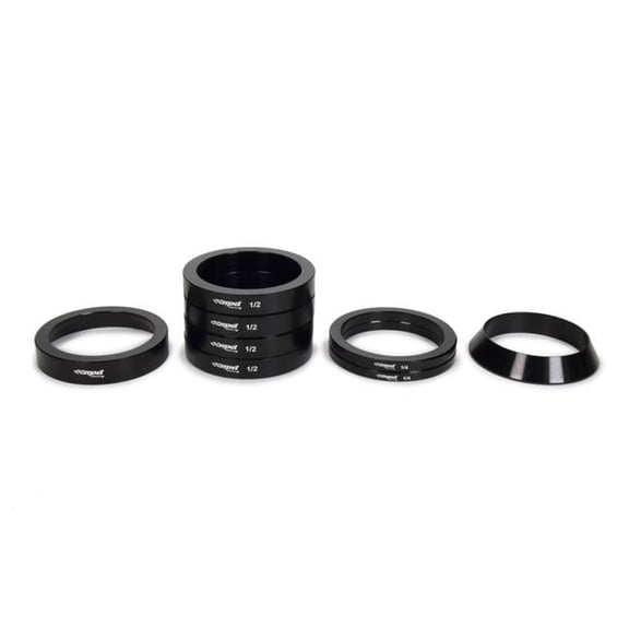 MPD Racing MPD87200-36 0.25 x 0.5 in. Spacer & Four Spacer Coned Two Axle Spacer Kit with 36 in. Spline Midget Kit