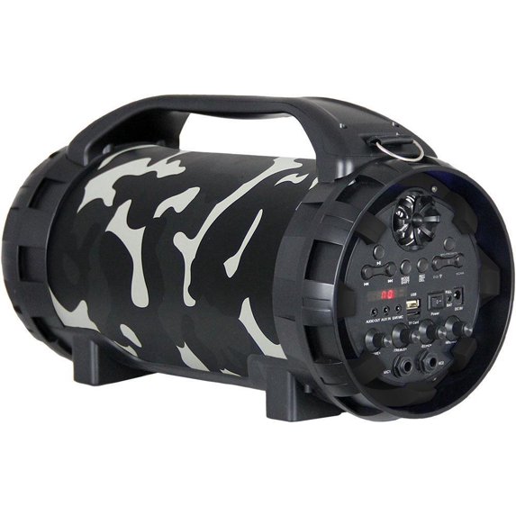 MPD525BZ-SILVER CAMO Max Power 5.25in + 2 Portable Tube Speaker Silver Camouflage