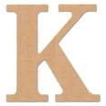 thumbnail image 1 of MPI 8" Wood Letter Classic Font K, 1 of 1
