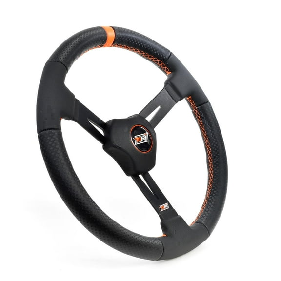 MPI MPI-DM2-16-XL Dirt Oval Track Aluminum Steering Wheel, 16 In.