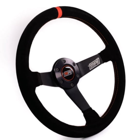 MPI MPI-DO-H60-A Steering Wheel, Medium Dish, 14 Inch, Suede