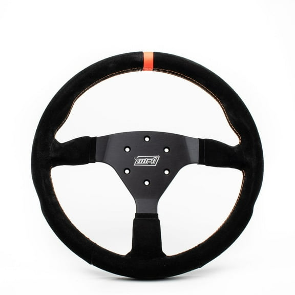 MPI MPI-F2-14 F Model Aluminum Steering Wheel, Black