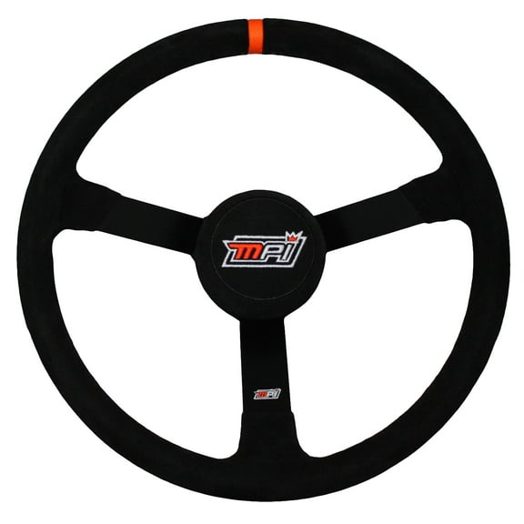 MPI MPI-LM-15 Late Model Steering Wheel 15" Diameter Suede Grip 3 Hole Pattern