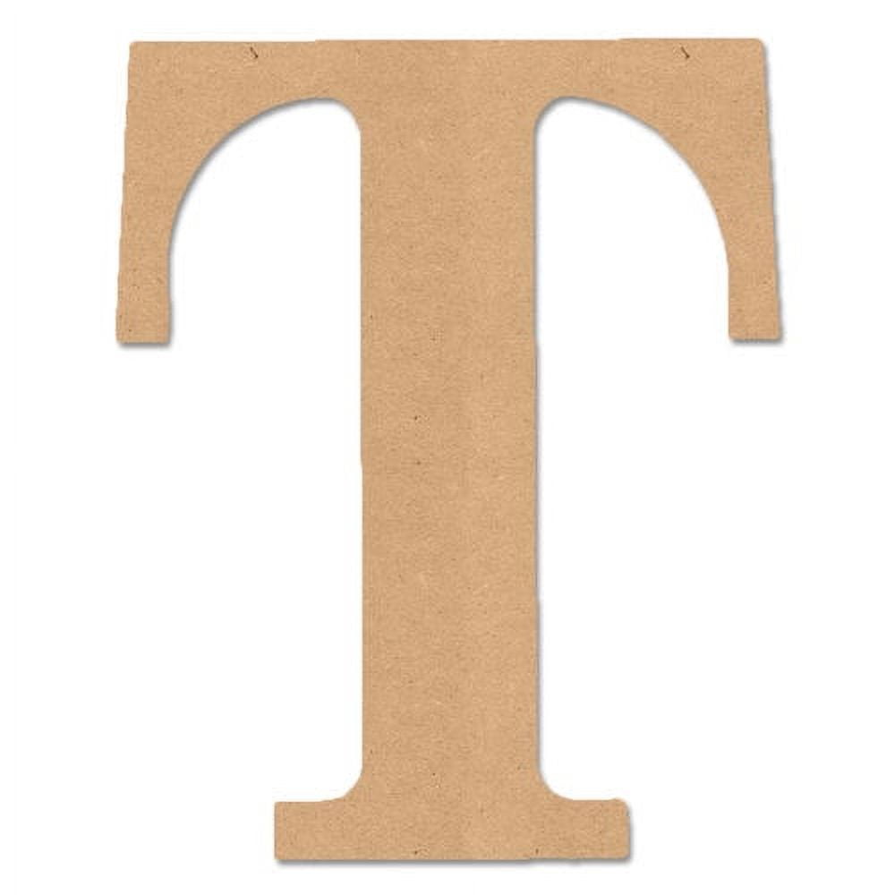 MPI Wood 8" Letter Classic Letter T