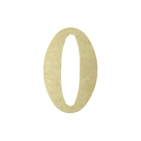 MPI Wood Letter 9.5" MDF No 0