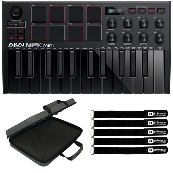 MPK Mini MK3 25-Key USB Keyboard Pad Controller Black w Software & Case