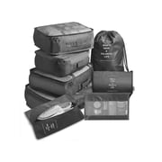 MPM 8 PC Packing Cube Luggage Organizers Set, Travel Packing Bags, Suitcase Bag Set, Travel Accessories Essentials, Pack