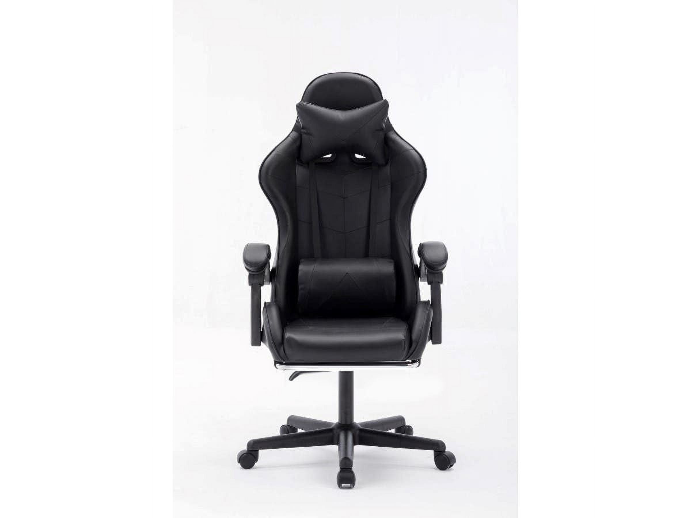 MPM Ergonomic Gaming Chair with Height Adjustable, Headrest and Lumbar Support Swivel Chair, 250lbs Weight Capacity, For Working, Studying and Gaming