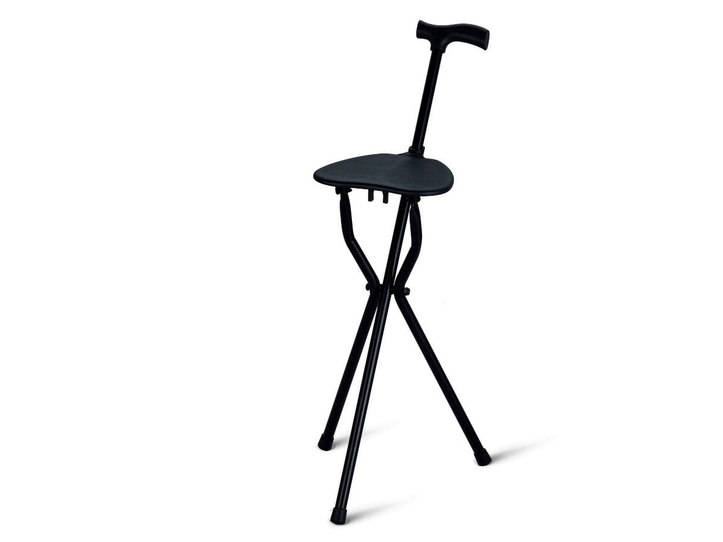 MPM Folding Cane with Seat for Seniors, Lightweigh