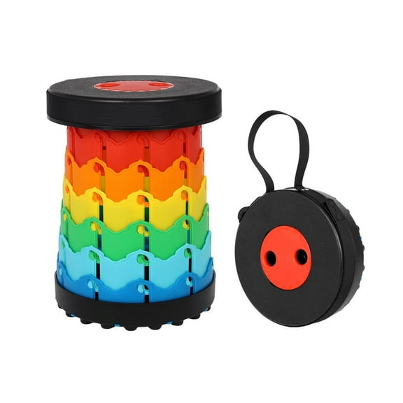 MPM Models Collapsible Camping Stool, Multicolor