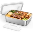 thumbnail image 1 of MPOW 1.3L Replaceable Inner Container for Rechargeable Heated Lunch Box, Stainless Steel Meal Container with Leak-Proof Lid and Removable Tray Divider, Dishwasher Safe, 1 of 7