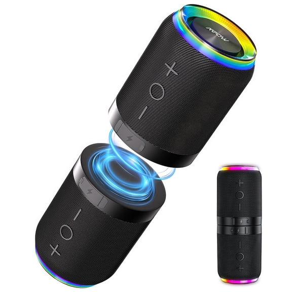 MPOW 2 in 1 Magnetic Splittable Bluetooth Speaker, Portable Waterproof Split Wireless Speaker Bluetooth V5.4 with Loud Stereo Sound, Wireless Pairing for Home, Outdoor or Travel