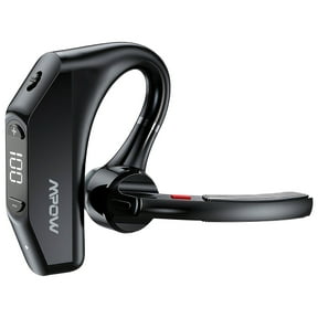 MPOW Bluetooth Single-Ear In-Ear Headphone - 270 Rotatable Mic, 180 Rotating Earhook, Left/Right Ear Universal, CVC8.0 Noise Reduction, IPX6 Waterproof, 20H Playtime, LED Power Display