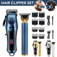 thumbnail image 1 of MPOW Men's 2-Piece Cordless Grooming Kit - Professional Hair Clipper/Carving Trimmer, USB Charge, LED Display, 8 Combs, Washable, Perfect Gift for Home/Barber Shop, 1 of 12
