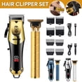 thumbnail image 1 of MPOW Men's 2-Piece Cordless Grooming Kit - Professional Hair Clipper/Carving Trimmer, USB Charge, LED Display, 8 Combs, Washable, Perfect Gift for Home/Barber Shop, 1 of 12
