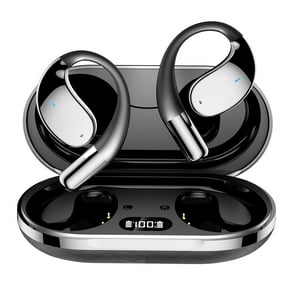 MPOW OWS Open-Ear Bluetooth 5.4 Earbuds - 14.2mm Titanium Driver, HiFi Gold-Certified, 60H Battery + Fast Charge, Sports-Friendly Earhook & Anti-Interference
