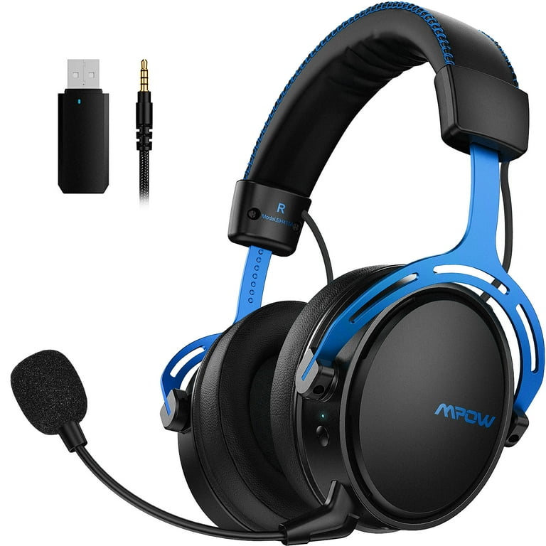 MPOW Wireless Gaming Headset with Noise Canceling Mic for PS4 PC
